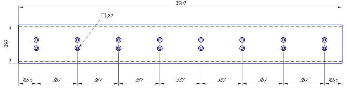 Нож ковша CDM853G, ZL50NCG